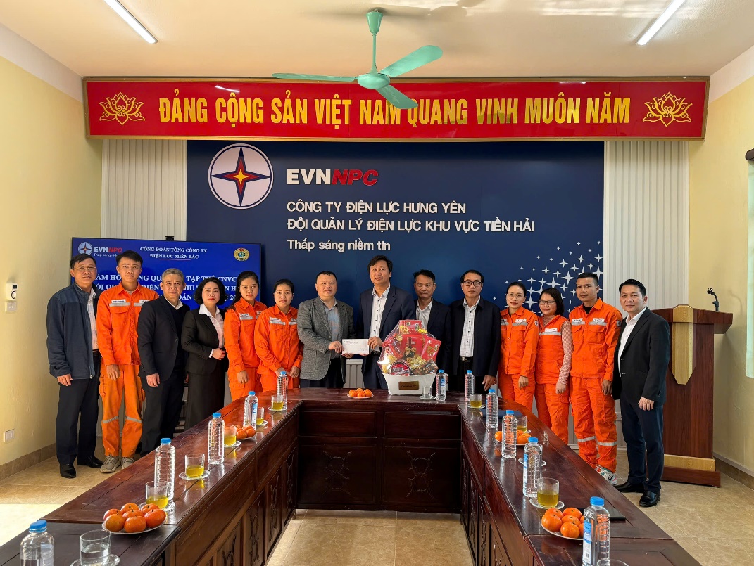Chăm lo thiết thực cho đoàn viên, người lao động  – dấu ấn Công đoàn EVNNPC dịp Tết Bính Ngọ 2026