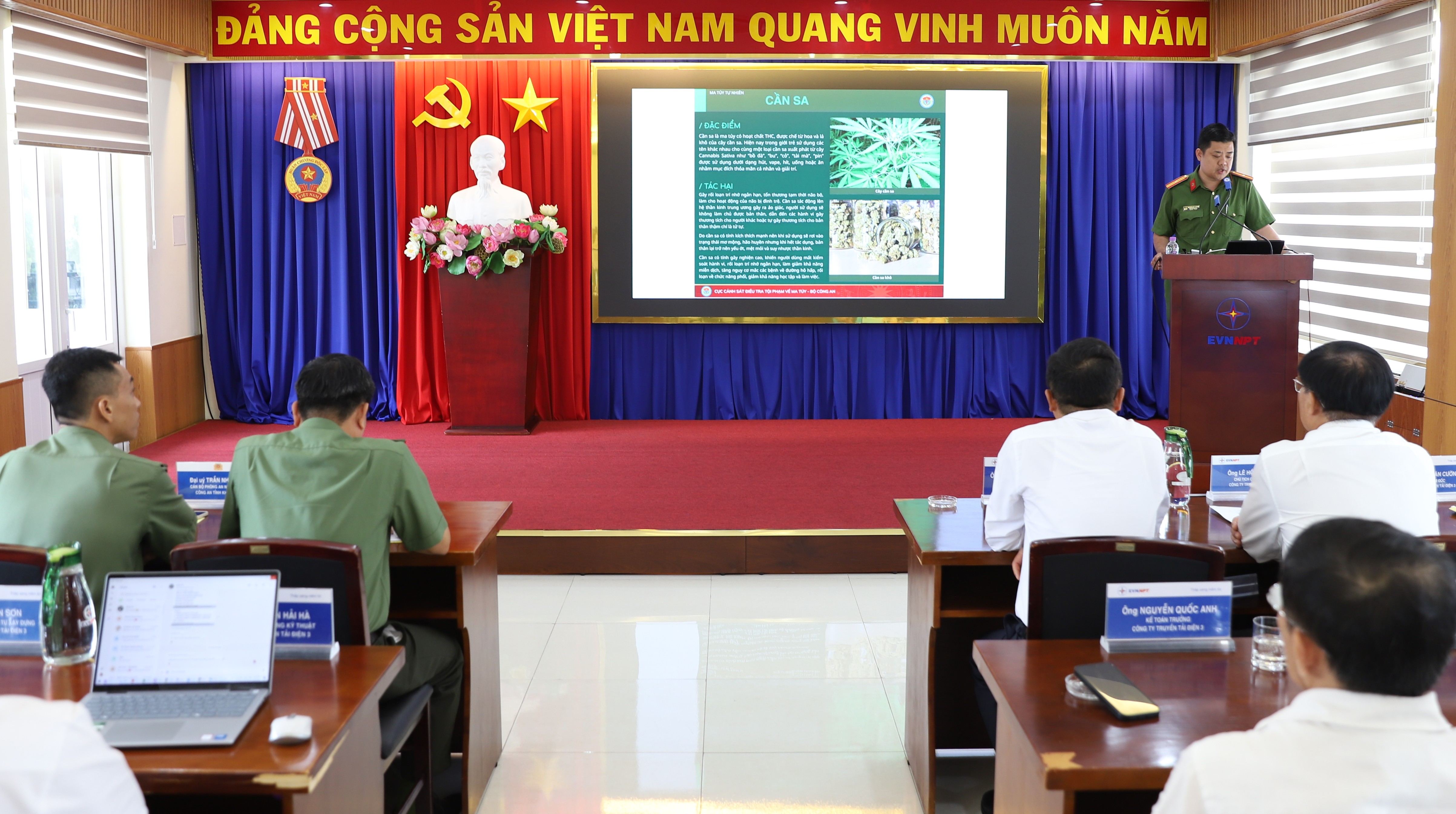Cơ quan Công ty Truyền tải điện 3 ra mắt mô hình “Doanh nghiệp không ma túy” 4