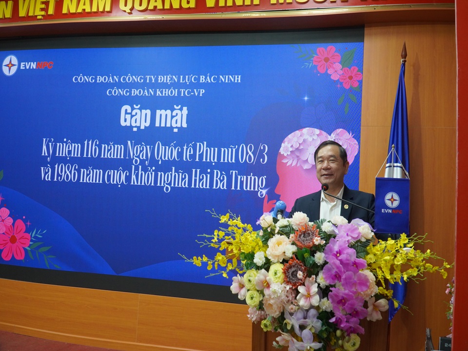 Công đoàn Công ty Điện lực Bắc Ninh tổ chức nhiều hoạt động ý nghĩa kỷ niệm 116 năm Ngày Quốc tế Phụ nữ 8/3 và 1986 năm Khởi nghĩa Hai Bà Trưng 1