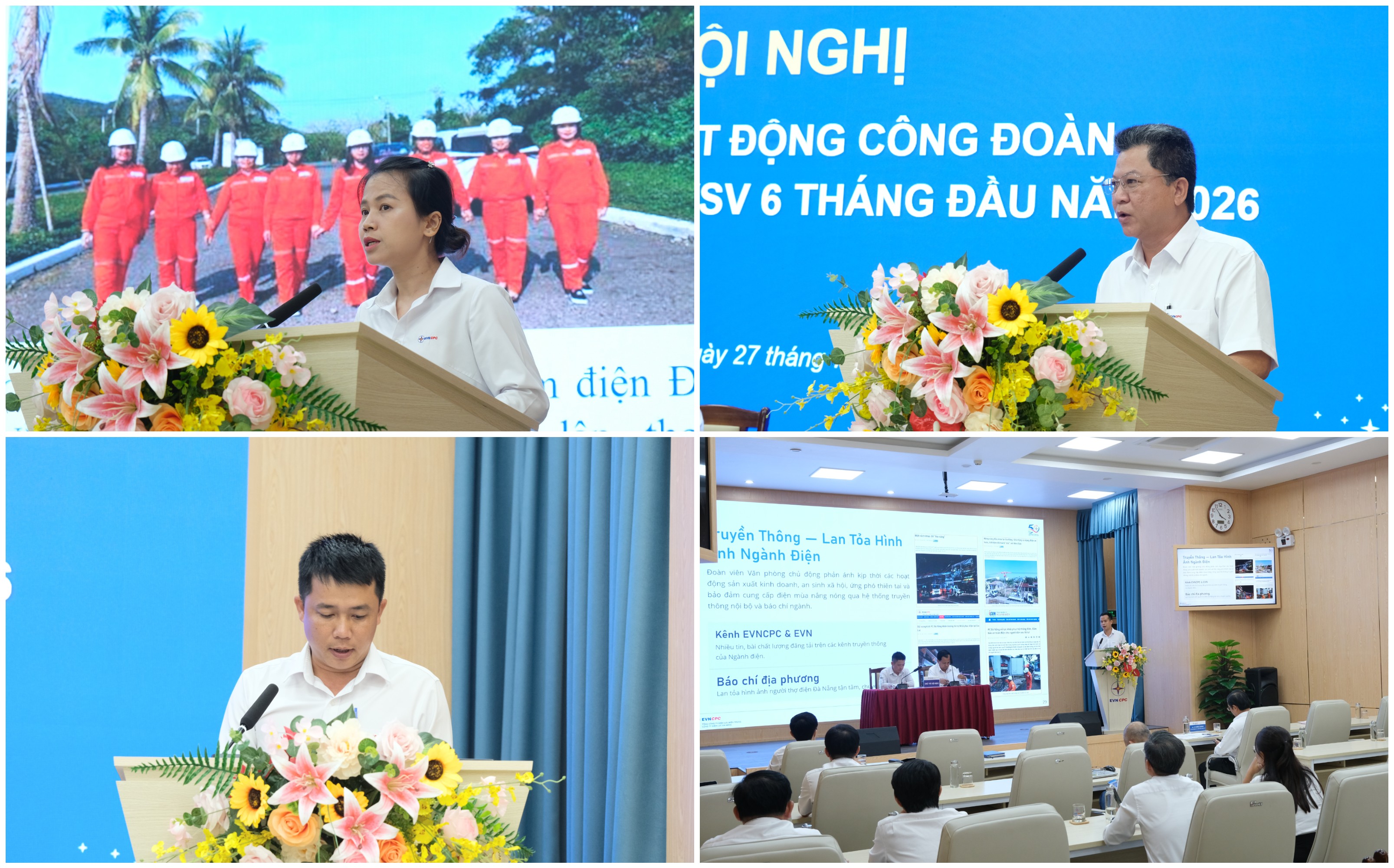 Công đoàn Công ty Điện lực Đà Nẵng sơ kết hoạt động 6 tháng đầu năm 2026 2
