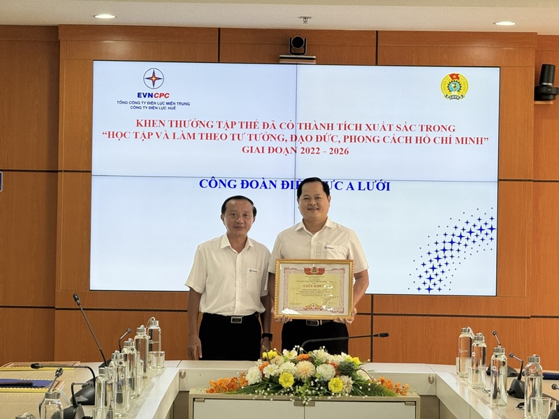 Công đoàn Công ty Điện lực Huế sơ kết công tác công đoàn 6 tháng đầu năm 2026 10
