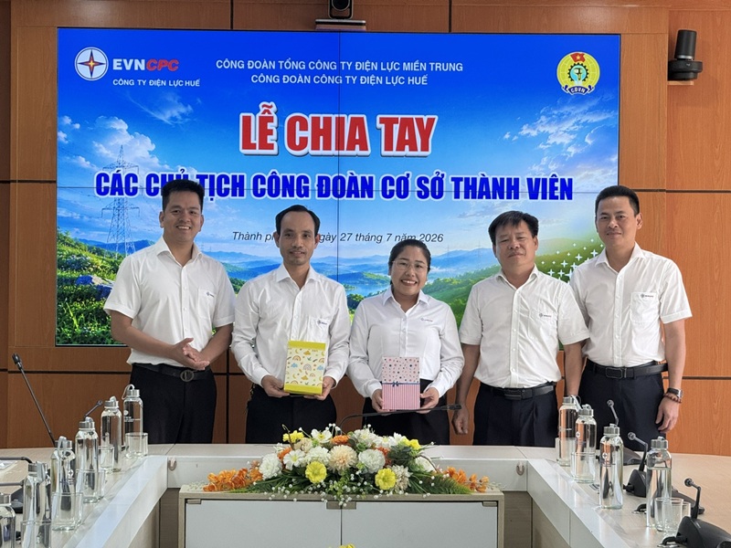 Công đoàn Công ty Điện lực Huế sơ kết công tác công đoàn 6 tháng đầu năm 2026 7