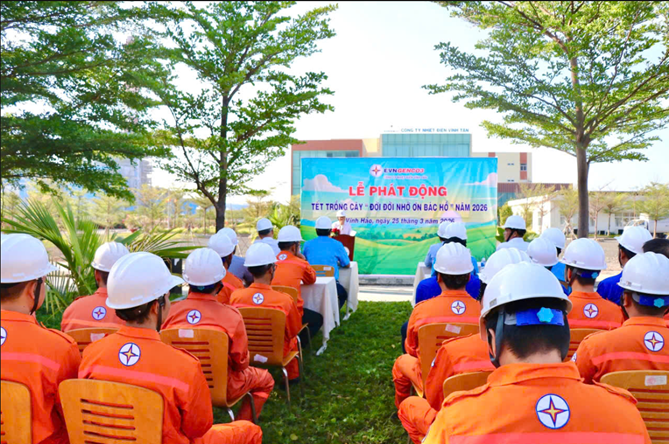 CÔNG ĐOÀN CÔNG TY NHIỆT ĐIỆN VĨNH TÂN NGÀY CÀNG XANH SẠCH ĐẸP