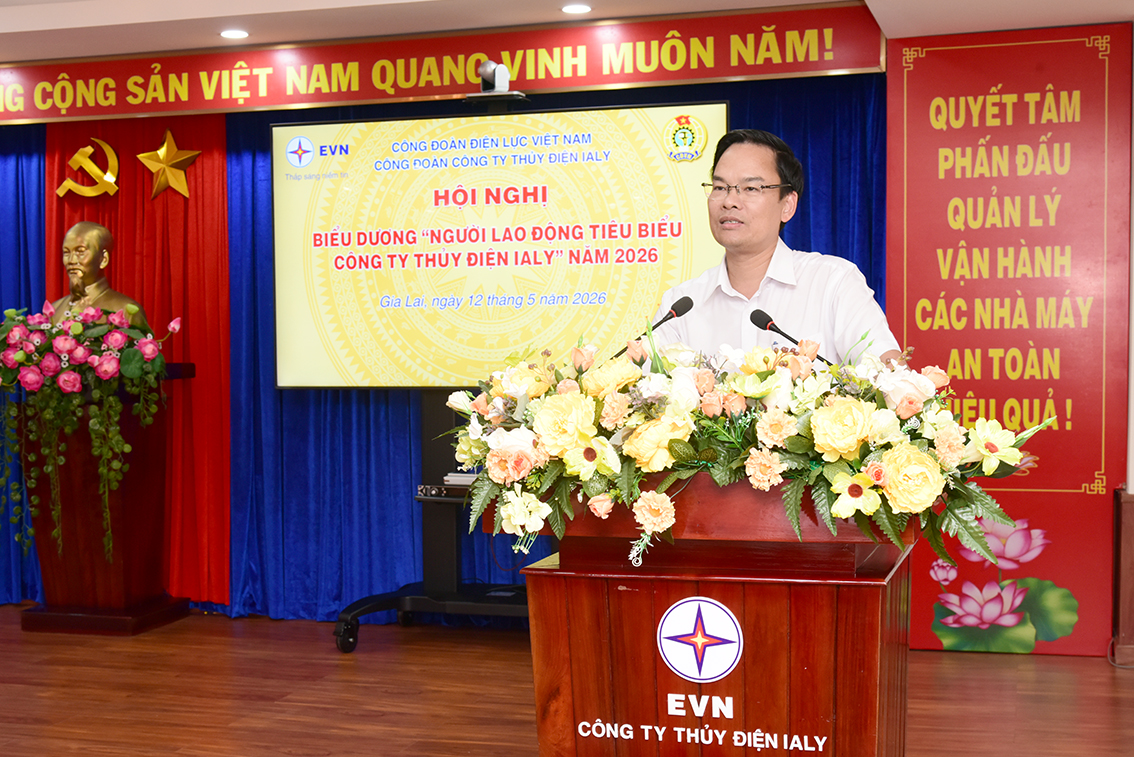 Công đoàn Công ty thủy điện Ialy tổ chức Hội nghị biểu dương 