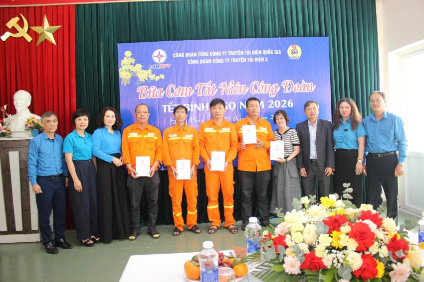 CÔNG ĐOÀN CÔNG TY TRUYỀN TẢI ĐIỆN 2 HOÀN THÀNH TỔ CHỨC “BỮA CƠM TẤT NIÊN CÔNG ĐOÀN” 3
