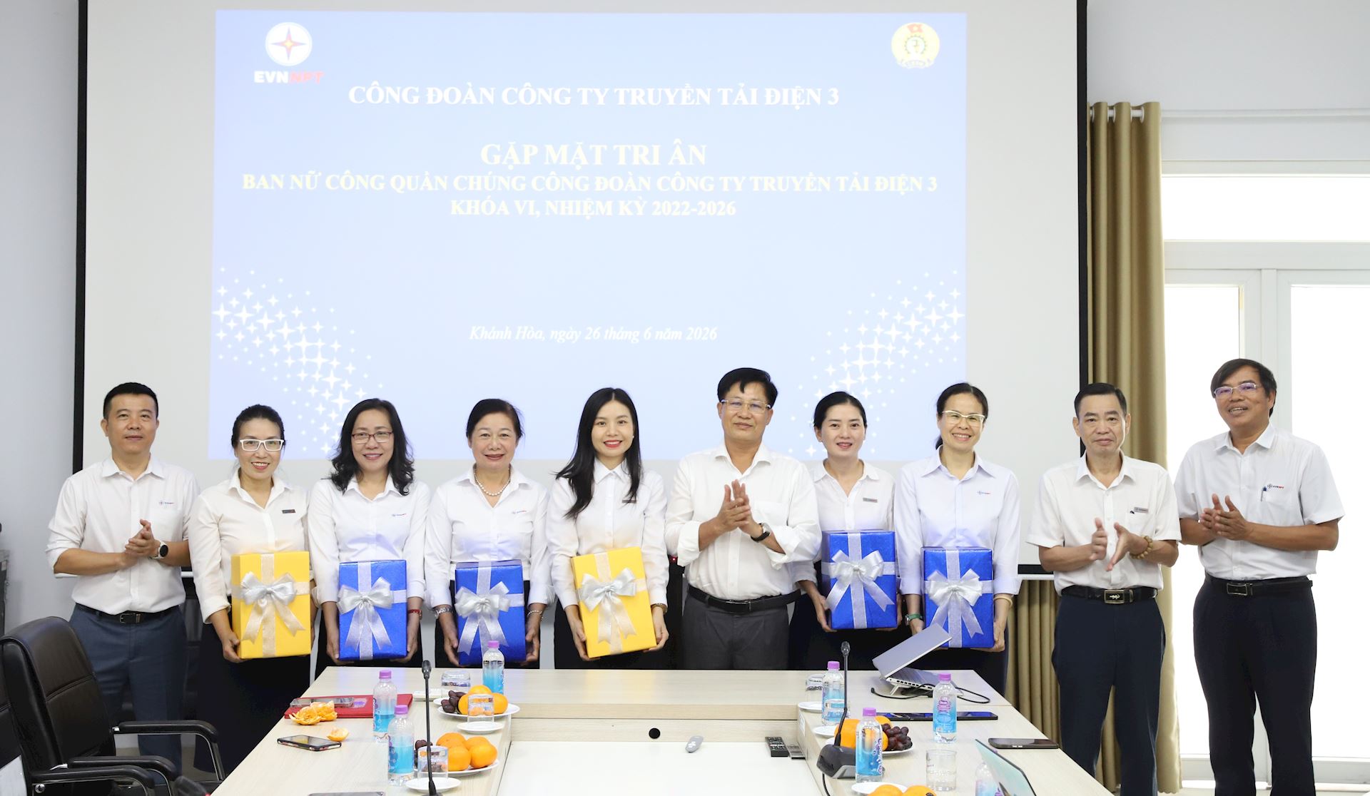 Công đoàn Công ty Truyền tải điện 3 công bố Quyết định công nhận Ban Nữ công quần chúng khóa VII, nhiệm kỳ 2026 - 2031 (29/06/2026) 2