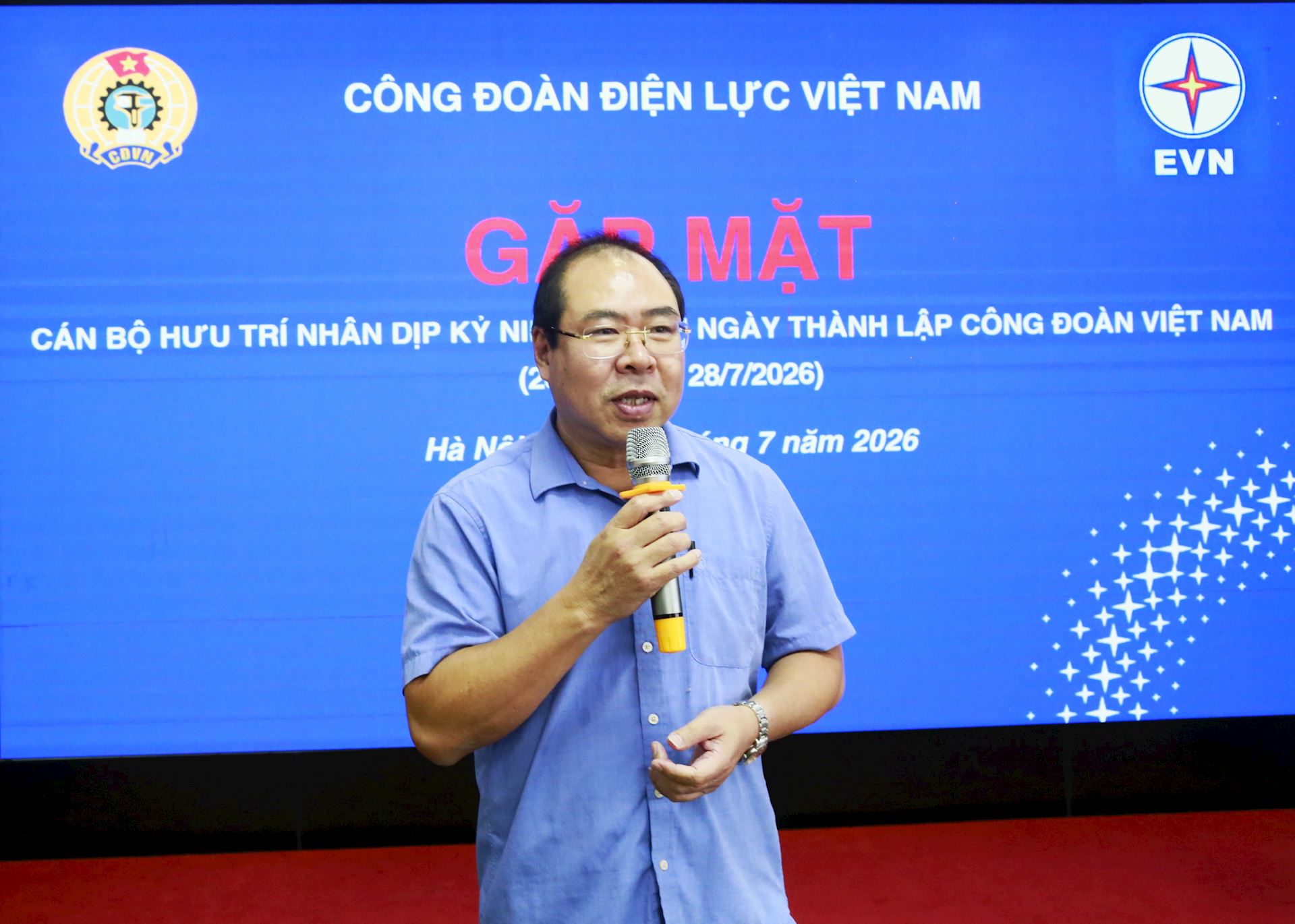 Công đoàn Điện lực Việt Nam gặp mặt cán bộ hưu trí nhân kỷ niệm 97 năm Ngày thành lập Công đoàn Việt Nam
