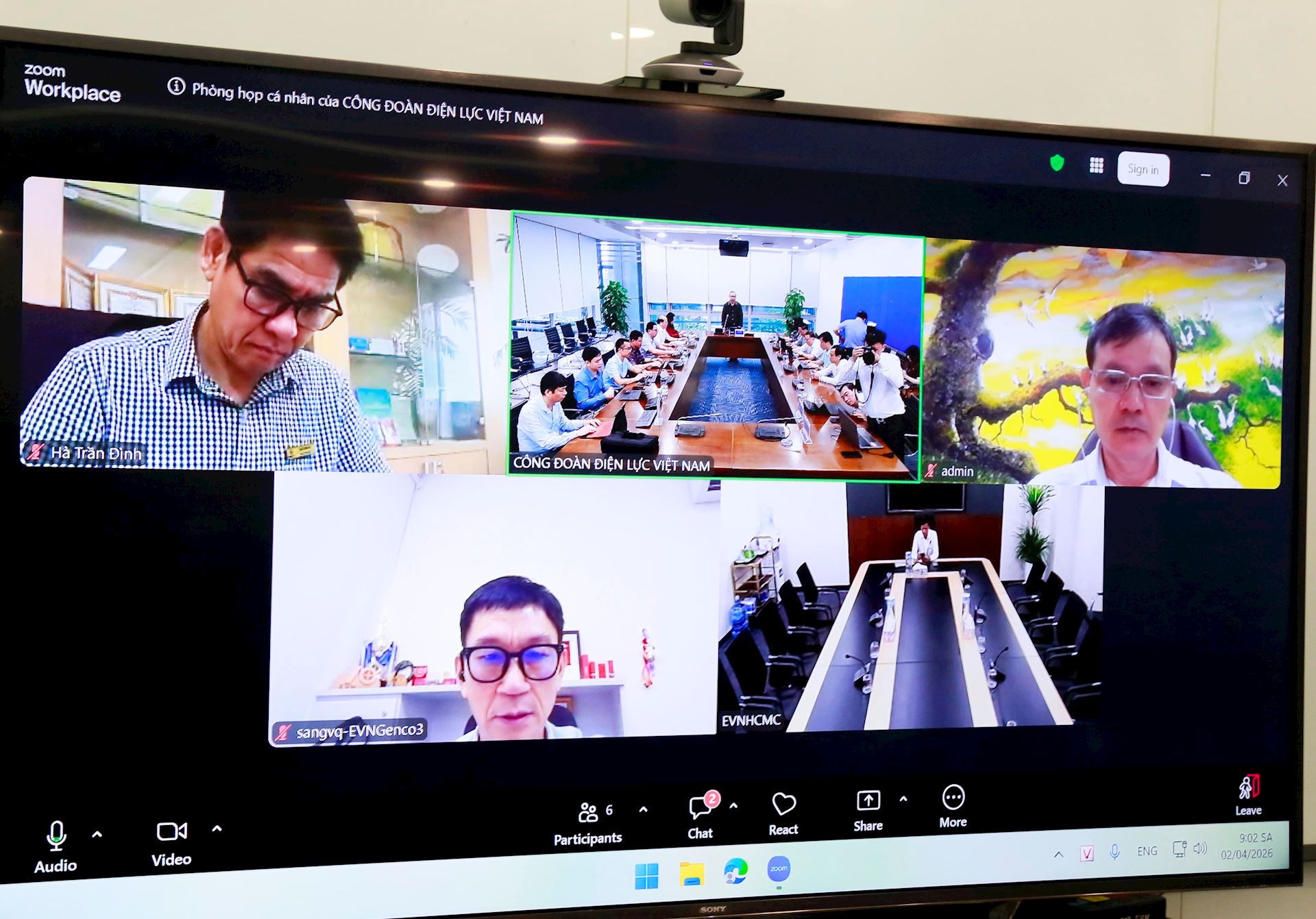 Công đoàn Điện lực Việt Nam họp Ban Chỉ đạo chuyển đổi số 4