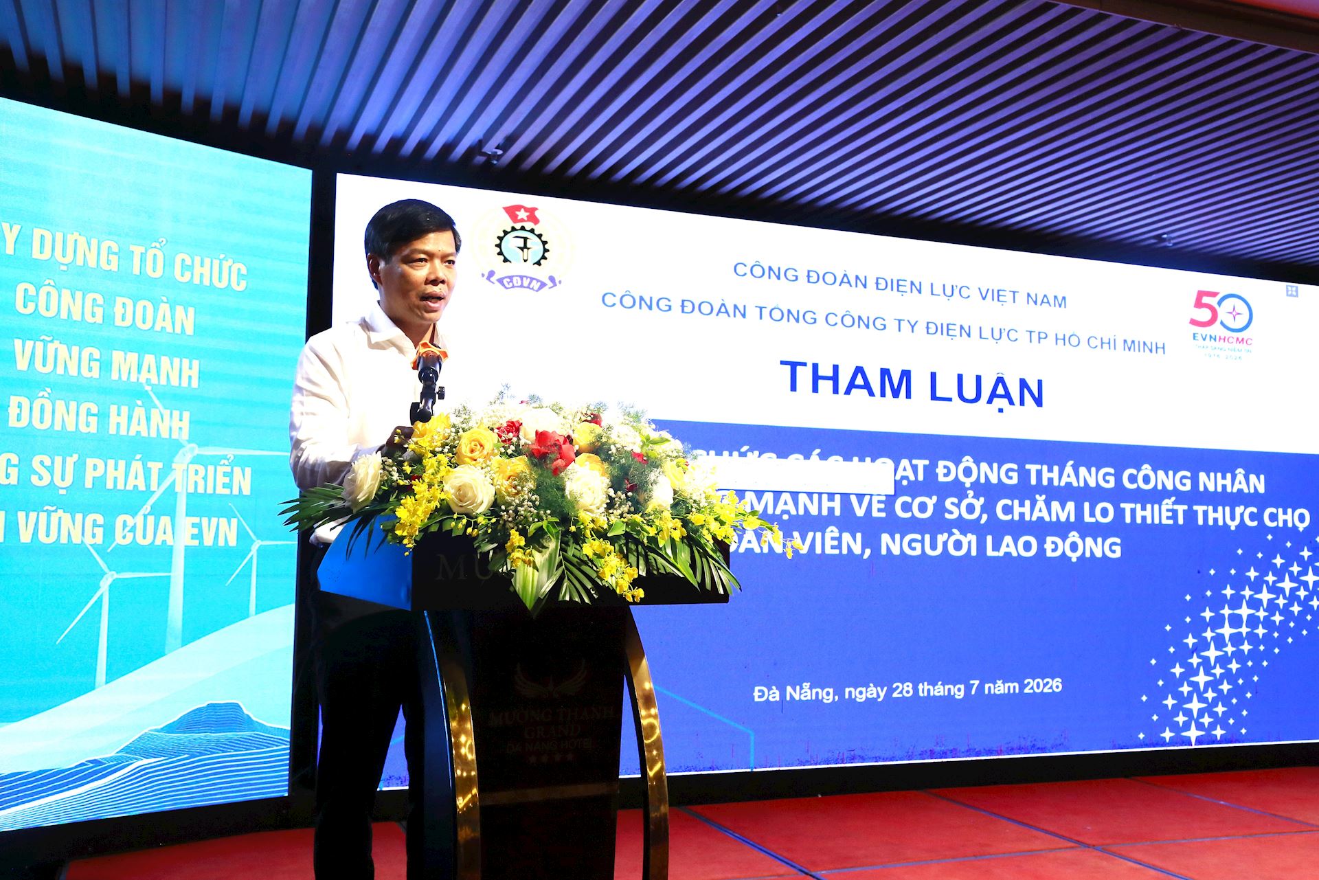 Công đoàn Điện lực Việt Nam sơ kết công tác 6 tháng đầu năm 2026 5