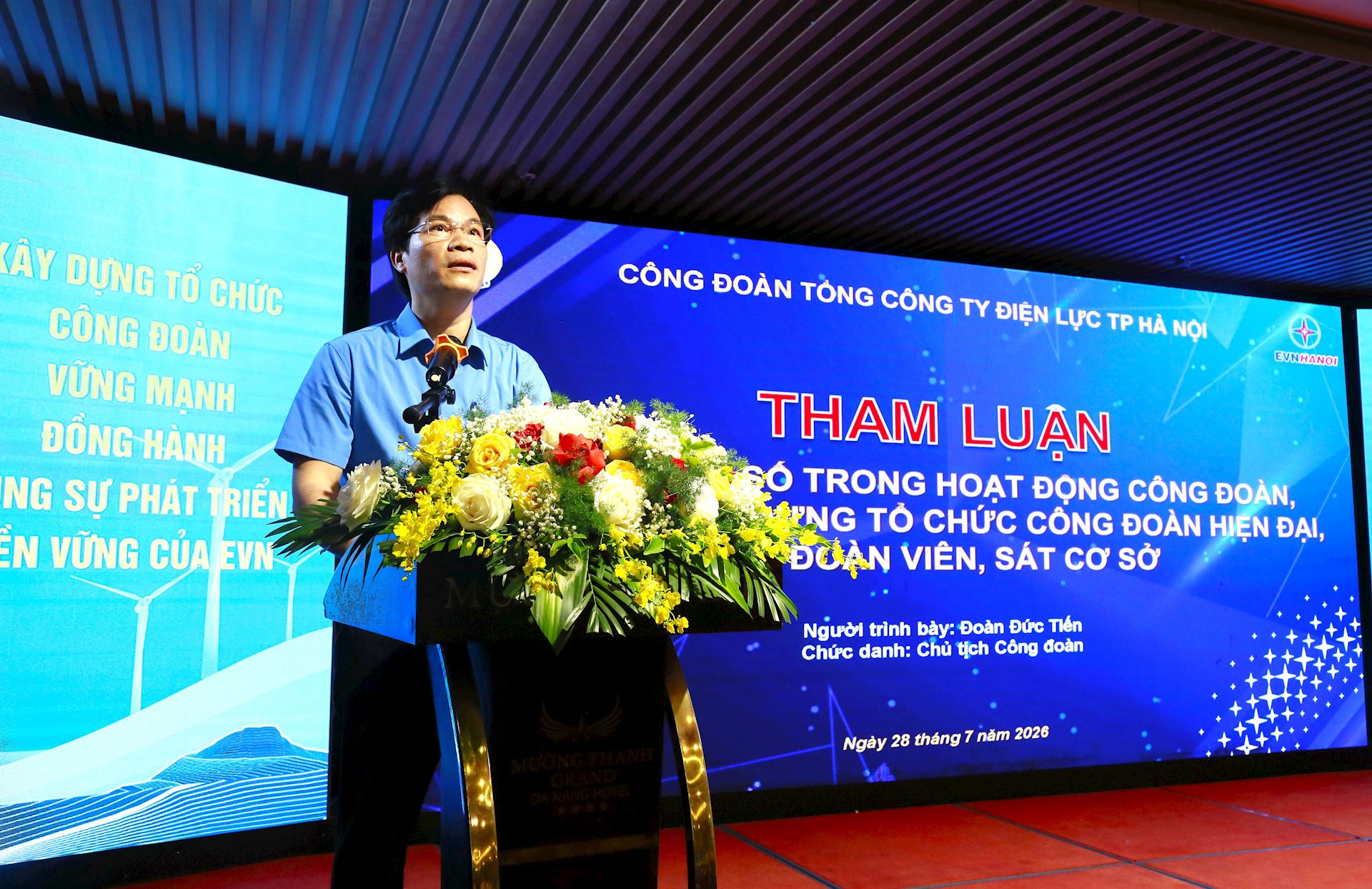 Công đoàn Điện lực Việt Nam sơ kết công tác 6 tháng đầu năm 2026 6