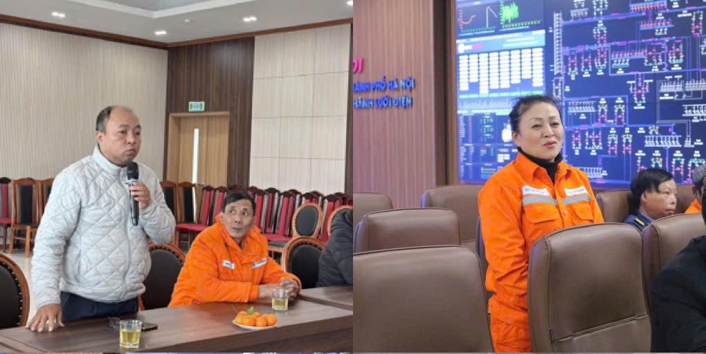 Công đoàn Điện lực Việt Nam thăm, chúc Tết đoàn viên, người lao động các đơn vị điện lực Thủ đô 2