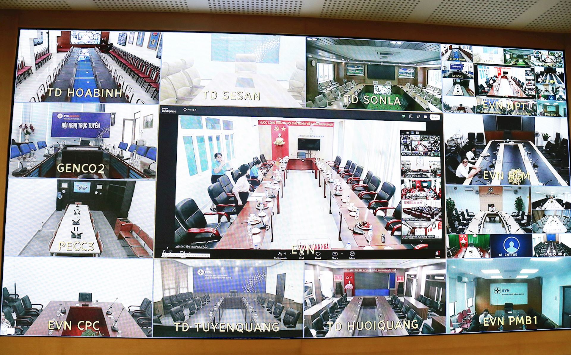 Công đoàn Điện lực Việt Nam tham dự Hội nghị trực tuyến đánh giá công tác quản lý tài chính, tài sản công đoàn 1
