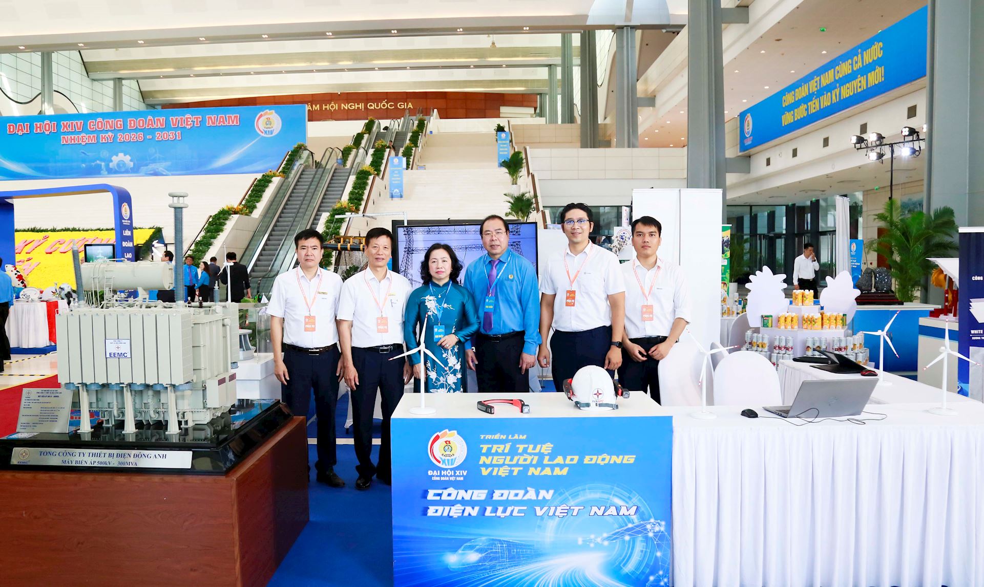 Công đoàn Điện lực Việt Nam tham dự Triển lãm chào mừng Đại hội XIV Công đoàn Việt Nam