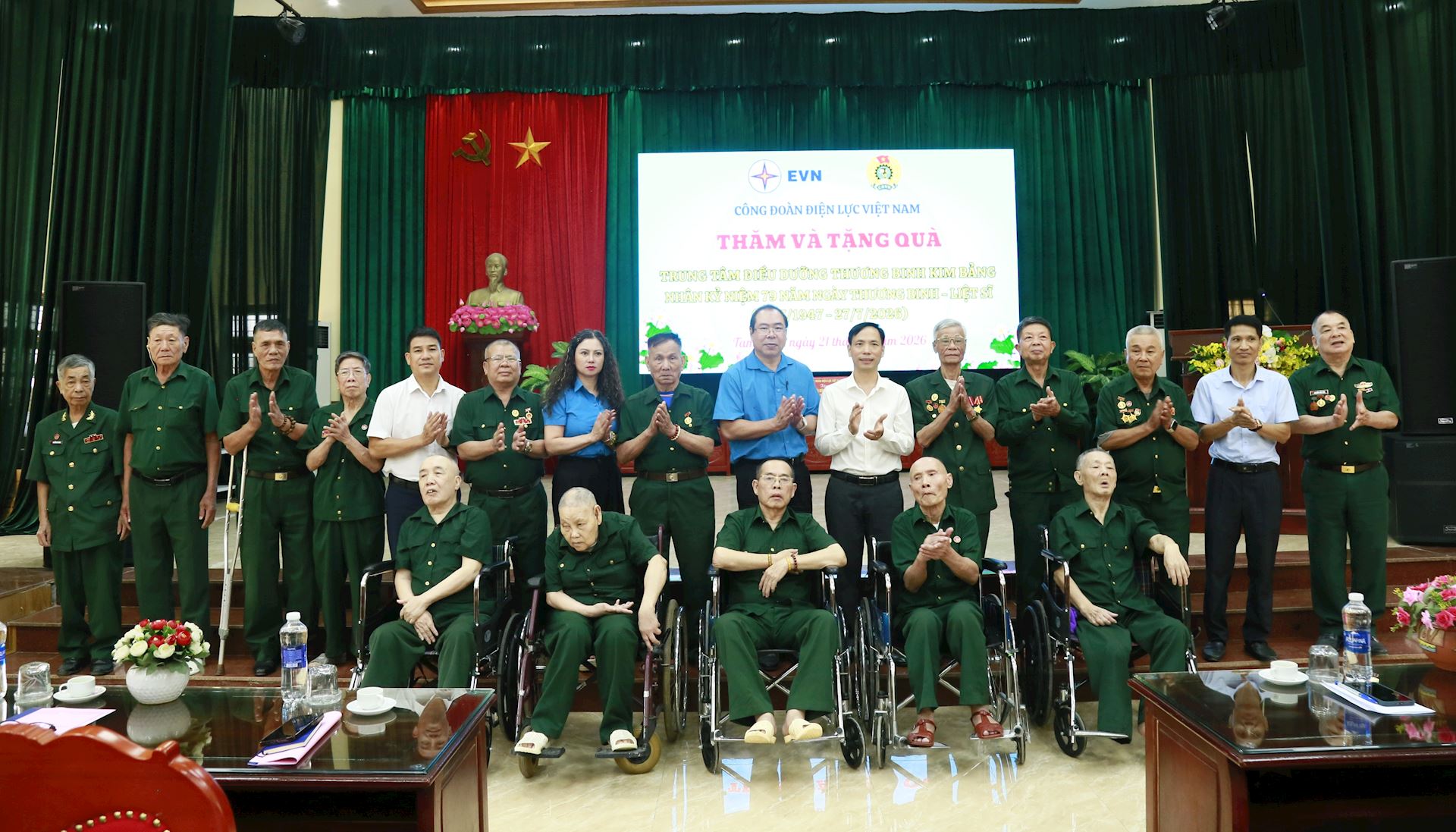 Công đoàn Điện lực Việt Nam tri ân các thương binh, bệnh binh nhân kỷ niệm 79 năm Ngày Thương binh - Liệt sĩ 5