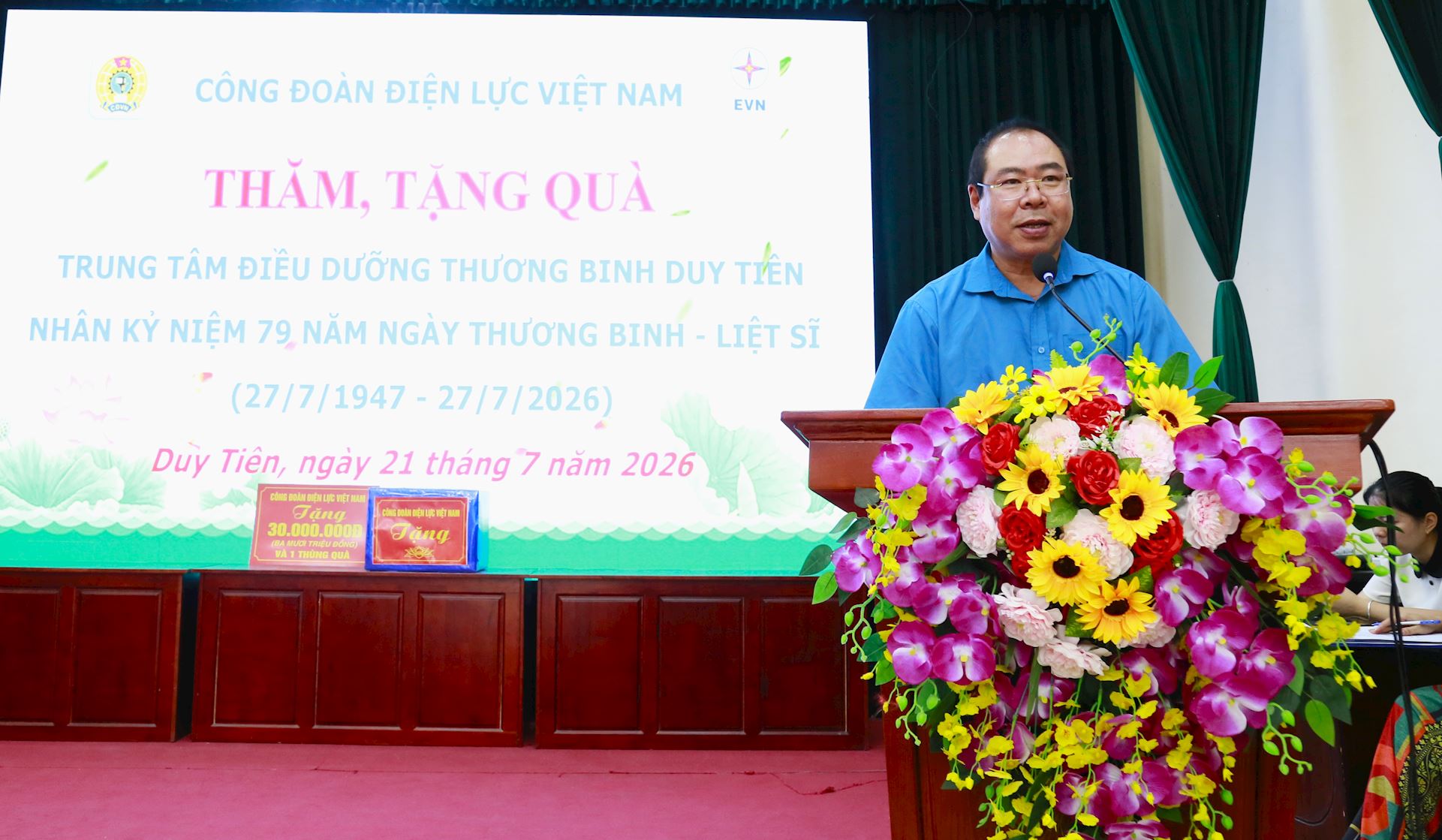 Công đoàn Điện lực Việt Nam tri ân các thương binh, bệnh binh nhân kỷ niệm 79 năm Ngày Thương binh - Liệt sĩ