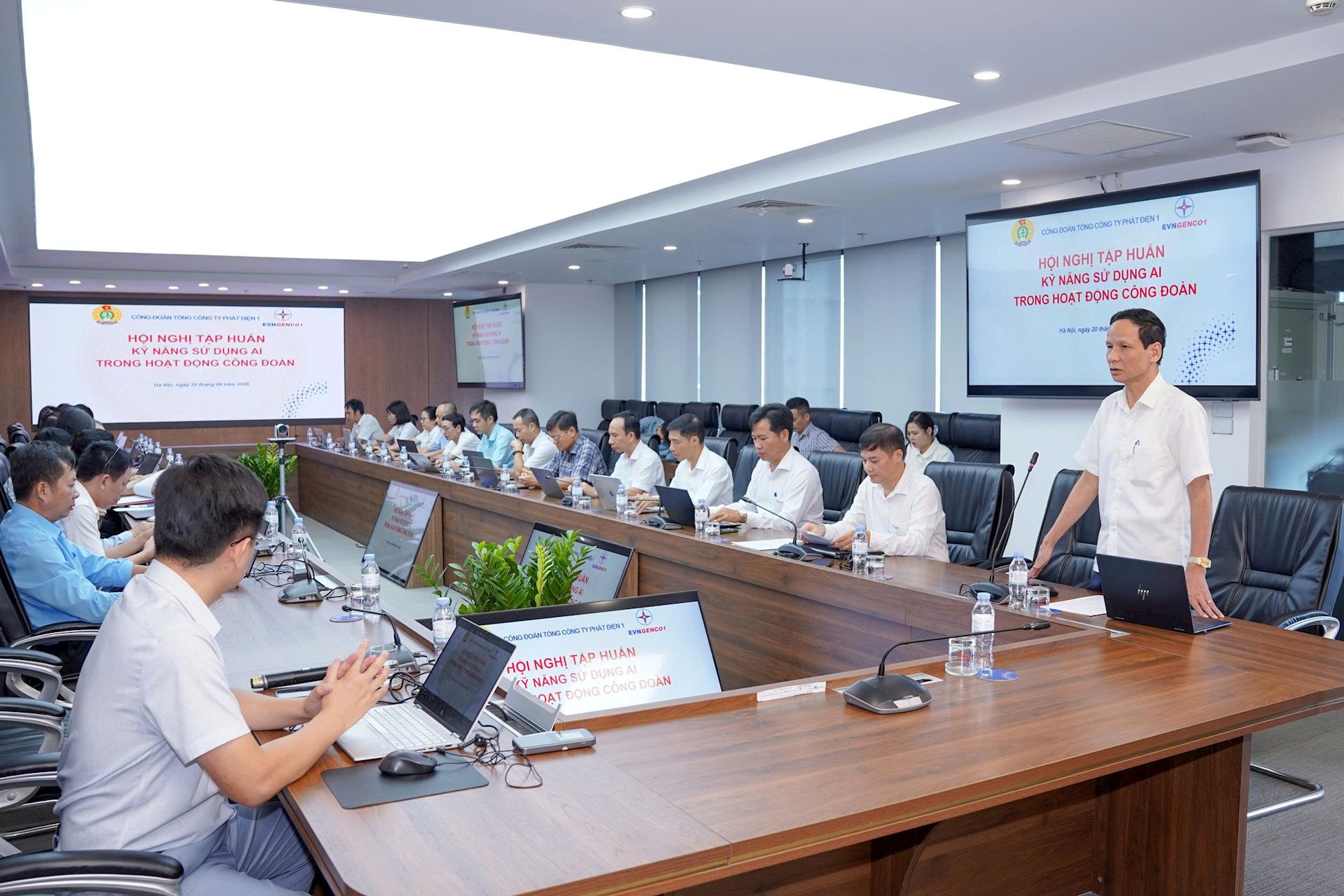 Công đoàn EVNGENCO1 đẩy mạnh ứng dụng AI, nâng cao hiệu quả hoạt động công đoàn trong thời kỳ chuyển đổi số 1