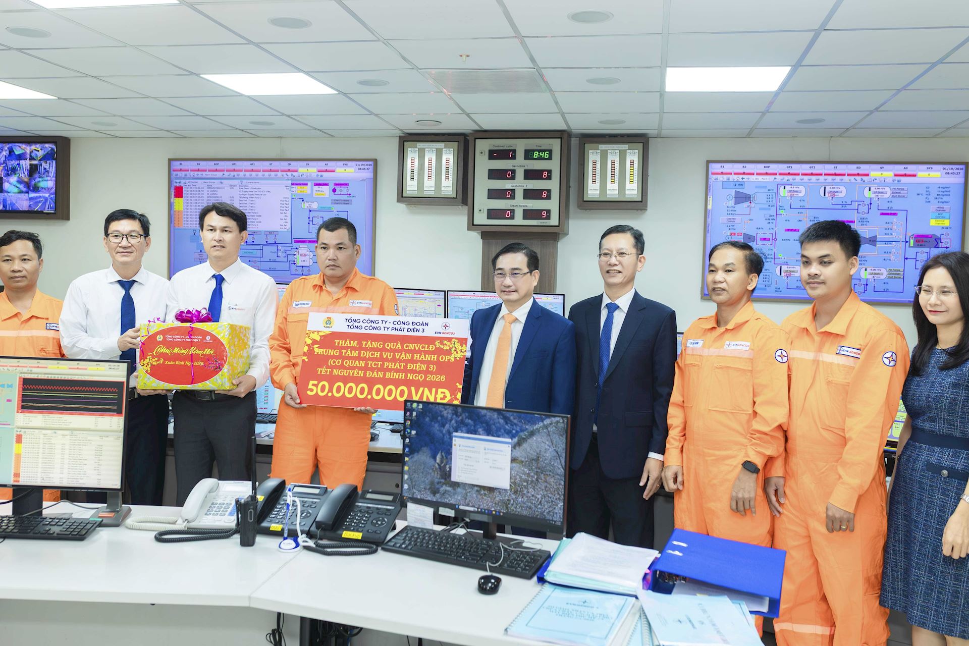 Công đoàn EVNGENCO3 thăm hỏi, động viên và tặng quà cho đoàn viên, NLĐ dịp tết Nguyên đán Bính Ngọ năm 2026 5