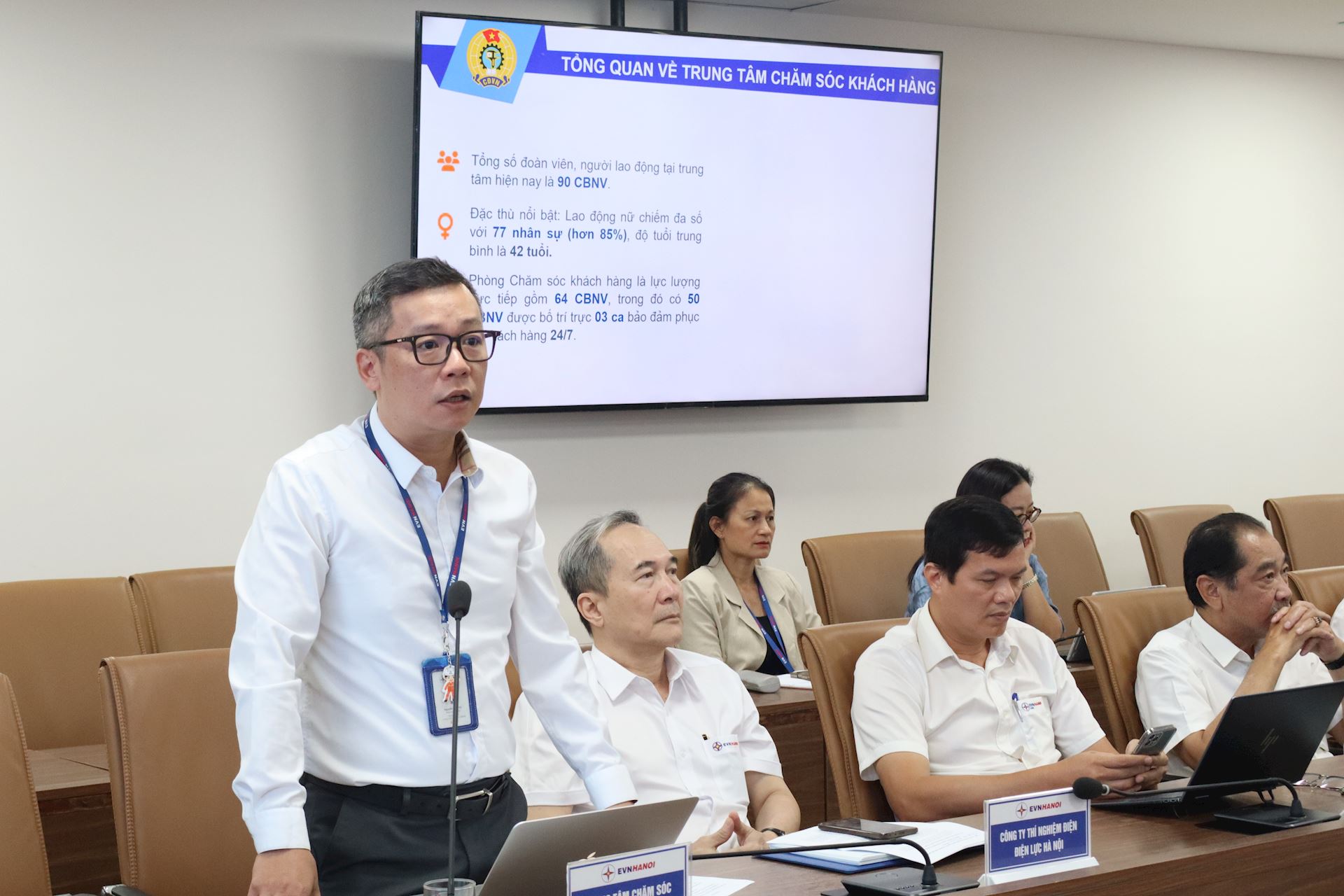 Công đoàn EVNHANOI tổ chức Hội nghị Ban Chấp hành Công đoàn Tổng công ty mở rộng lần thứ 7, nhiệm kỳ 2025–2030 3