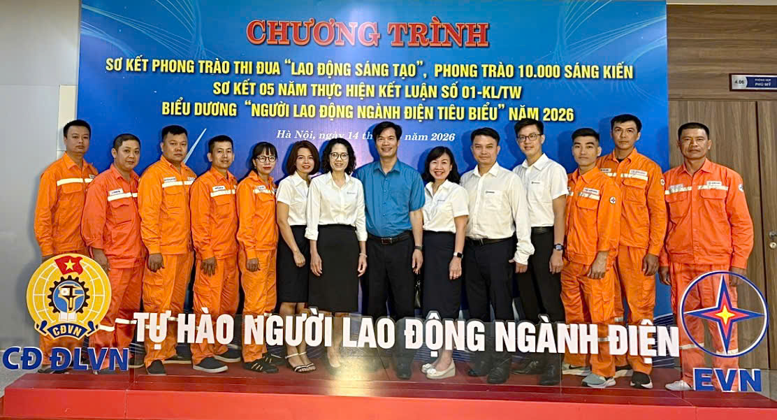 CÔNG ĐOÀN EVNHANOI VỚI NHIỀU HOẠT ĐỘNG THIẾT THỰC TRONG THÁNG CÔNG NHÂN NĂM 2026 2
