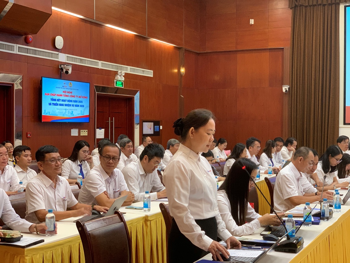 Công đoàn EVNHCMC tổng kết hoạt động năm 2025, triển khai nhiệm vụ năm 2026. 1