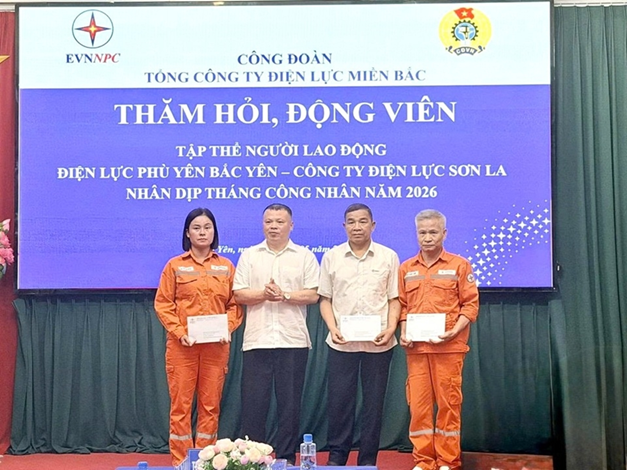 Công đoàn EVNNPC đồng hành, tiếp thêm động lực cho người lao động Công ty Điện lực Sơn La  2