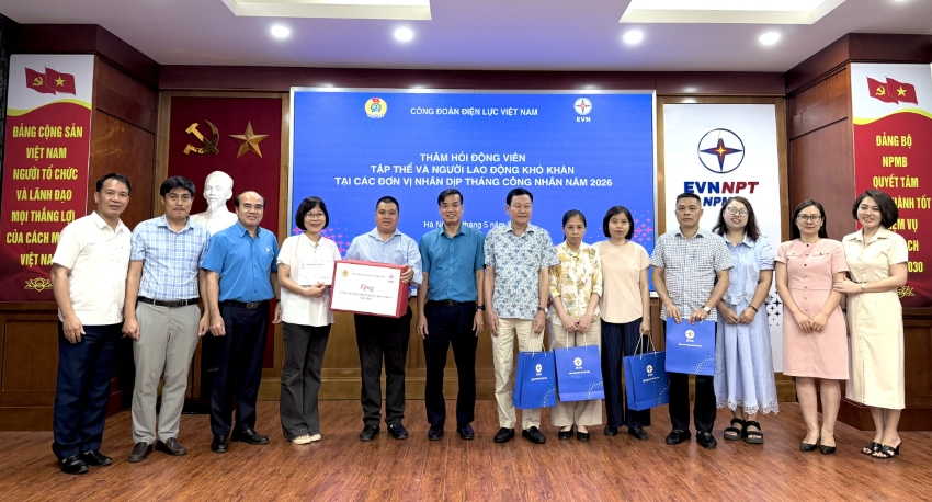Công đoàn EVNNPT: Nhiều hoạt động thiết thực chăm lo người lao động trong Tháng Công nhân 2026 1