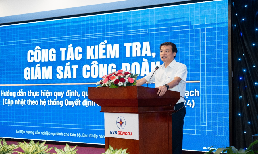 Công đoàn TCT Phát điện 3  tổ chức Hội nghị nghiên cứu, học tập, quán triệt các Nghị quyết  2