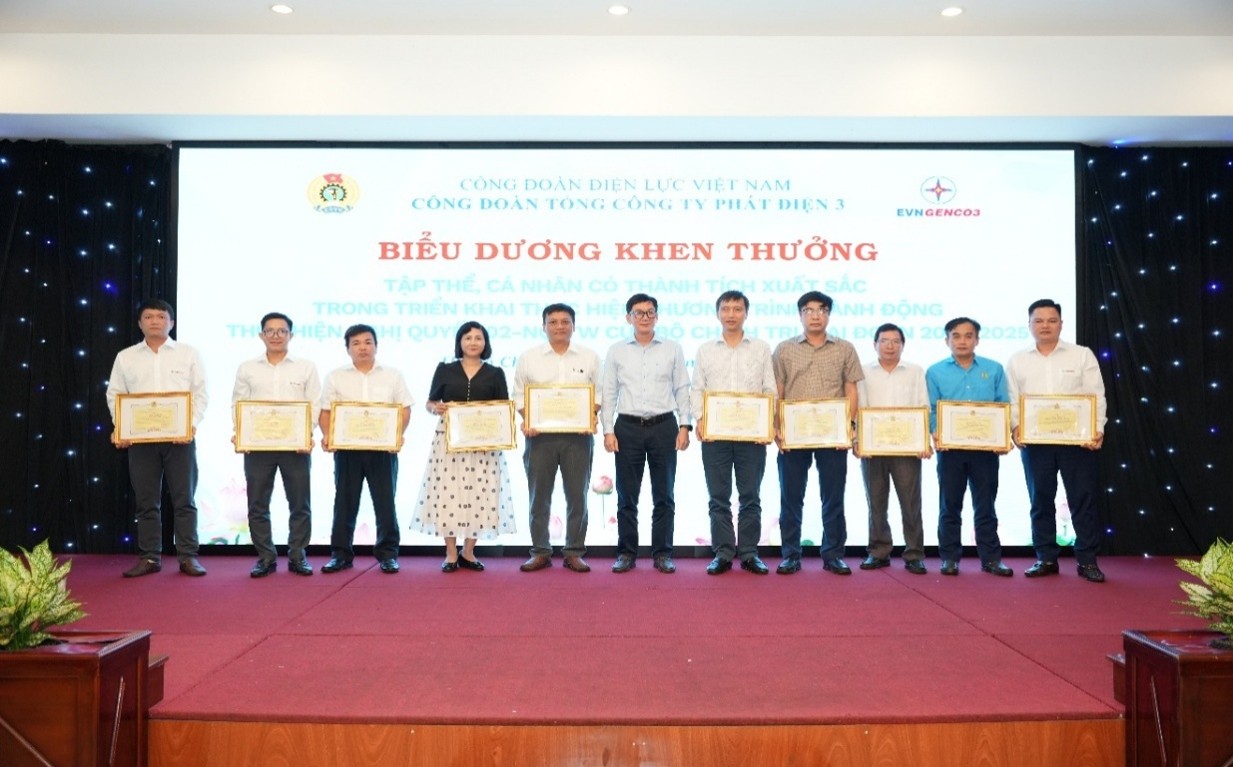 Công đoàn TCT Phát điện 3  tổ chức Hội nghị nghiên cứu, học tập, quán triệt các Nghị quyết  4
