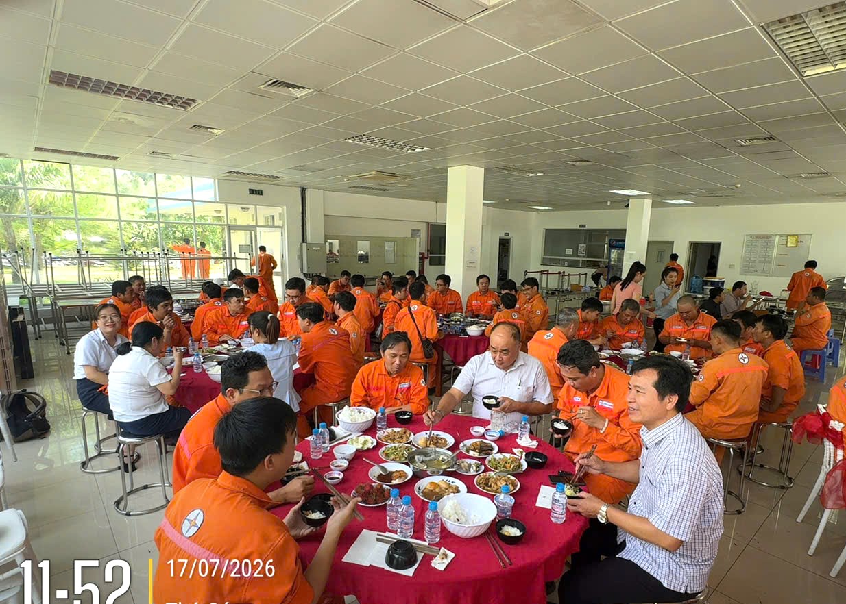 Công ty Nhiệt điện Duyên Hải tổ chức “Bữa cơm Công đoàn” năm 2026, lan tỏa tinh thần gắn kết người lao động 1