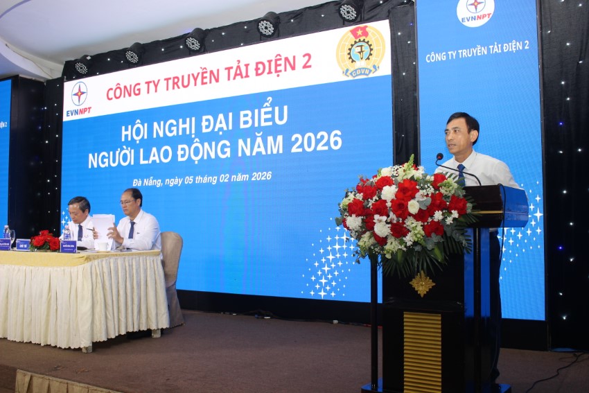 CÔNG TY TRUYỀN TẢI ĐIỆN 2: TỔ CHỨC HỘI NGHỊ NGƯỜI LAO ĐỘNG NĂM 2026 2