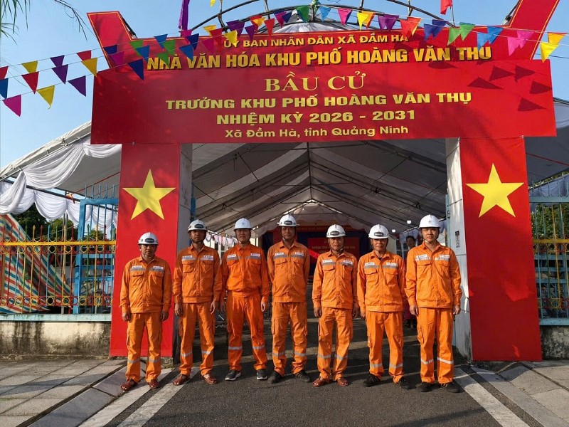 CTĐL Quảng Ninh: Đồng loạt ra quân tuyên truyền ứng dụng App EVN CSKH trong ngày bầu cử Trưởng khu phố nhiệm kỳ 2026 - 2031  1