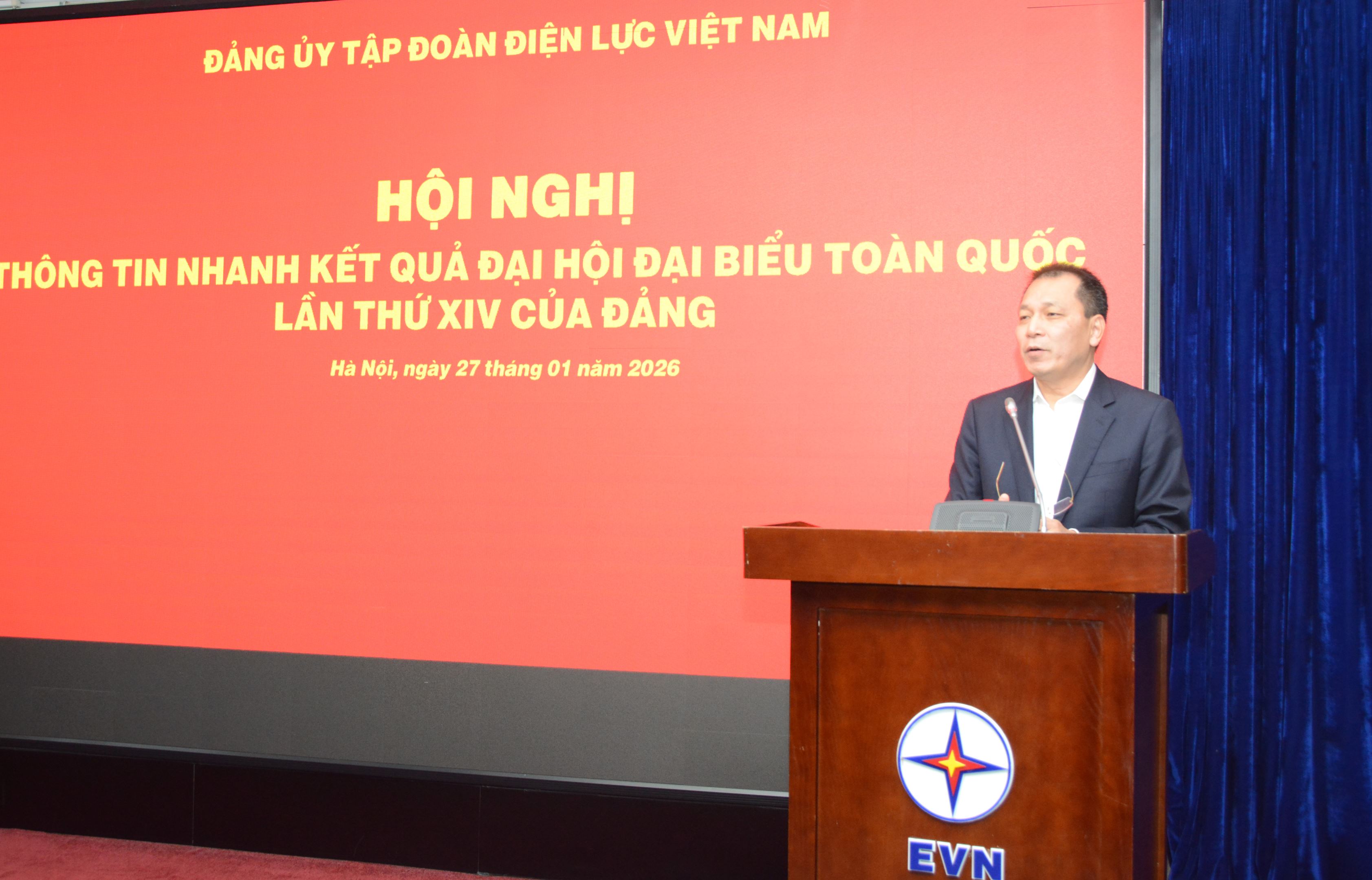 Đảng ủy EVN tổ chức Hội nghị thông tin nhanh kết quả Đại hội đại biểu toàn quốc lần thứ XIV của Đảng
