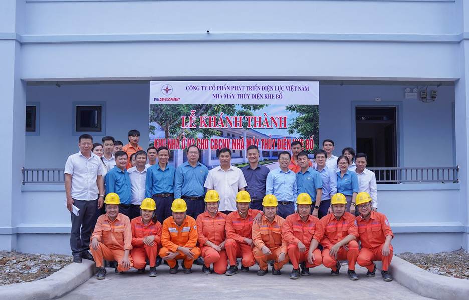 EVNGENCO1: Khánh thành khu Cư xá Nhà máy Thủy điện Khe Bố - Công ty cổ phần Phát triển Điện lực Việt Nam: Tạo nền tảng “an cư” cho người lao động trong Tháng Công nhân 5