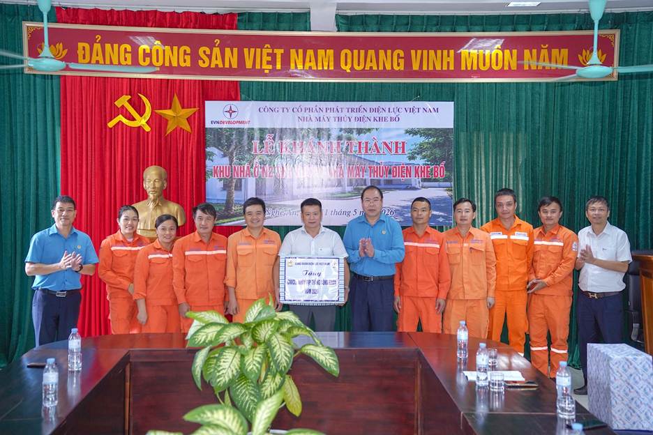 EVNGENCO1: Khánh thành khu Cư xá Nhà máy Thủy điện Khe Bố - Công ty cổ phần Phát triển Điện lực Việt Nam: Tạo nền tảng “an cư” cho người lao động trong Tháng Công nhân 6