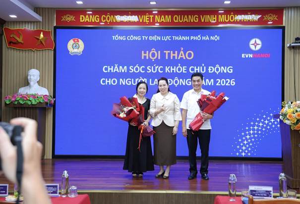 EVNHANOI - CHĂM SÓC SỨC KHỎE CHỦ ĐỘNG ĐỂ MỖI NGƯỜI LAO ĐỘNG VỮNG VÀNG HƠN 4