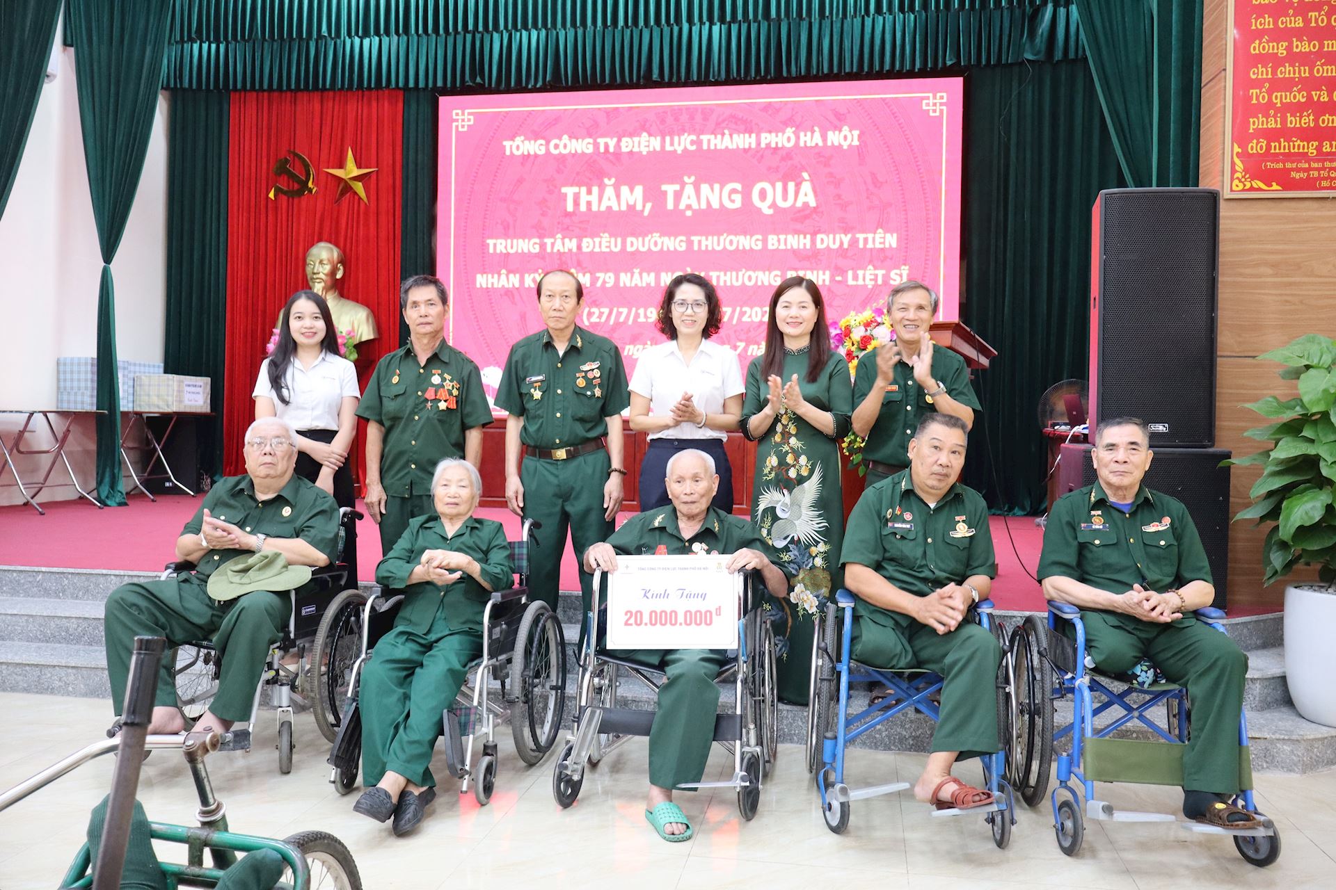 EVNHANOI lan tỏa nghĩa tình tri ân nhân kỷ niệm 79 năm Ngày Thương binh – Liệt sĩ 1