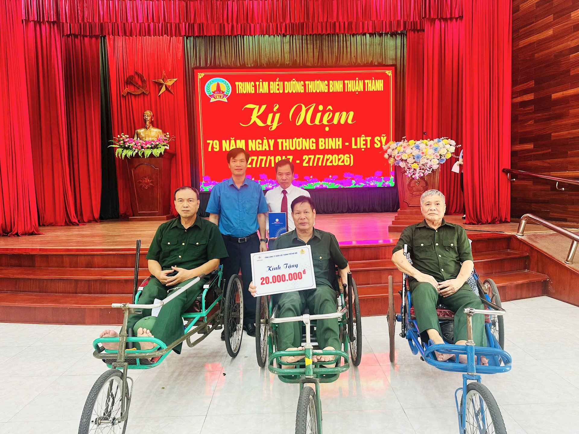 EVNHANOI lan tỏa nghĩa tình tri ân nhân kỷ niệm 79 năm Ngày Thương binh – Liệt sĩ