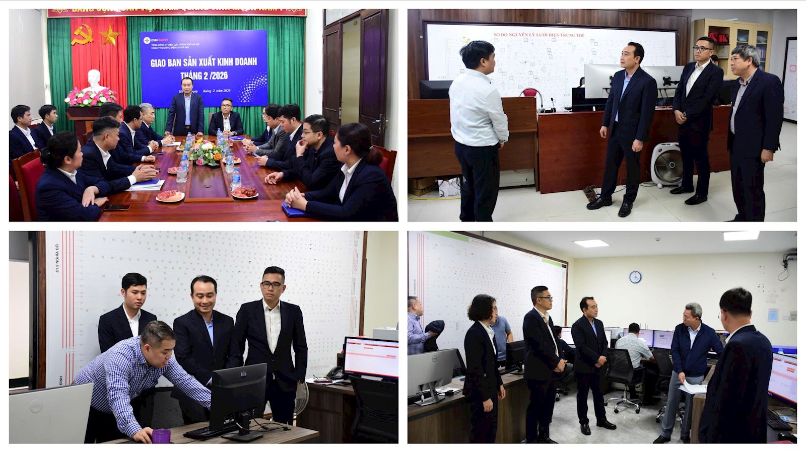 EVNHANOI thăm, động viên lực lượng ứng trực đảm bảo điện Tết Bính Ngọ 2026 2