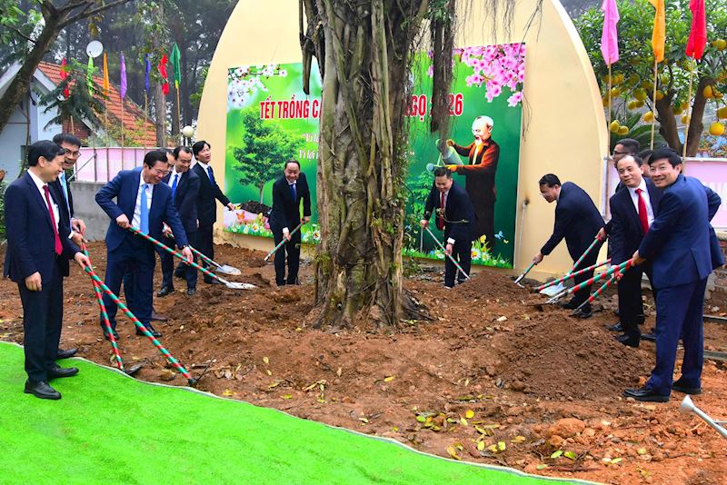 EVNHANOI tổ chức Lễ phát động “Tết trồng cây” Xuân Bính Ngọ 2026