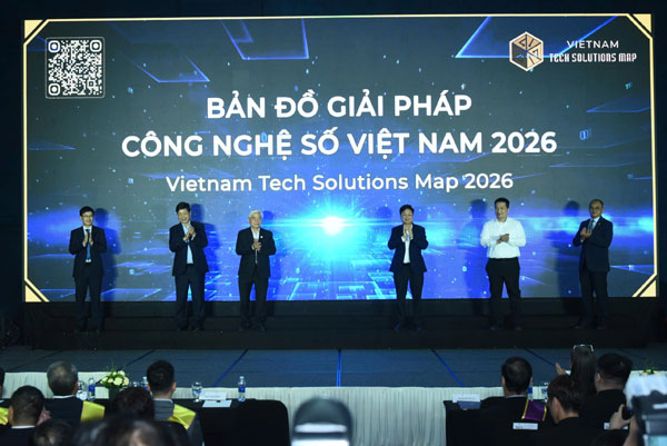 EVNICT đạt giải Sao Khuê và được xếp hạng trên Bản đồ Giải pháp Công nghệ số Việt Nam 2026 2