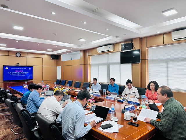 Hội nghị Ban Thường vụ Công đoàn Điện lực Việt Nam lần thứ Nhất, khóa VII, nhiệm kỳ 2025–2030 1