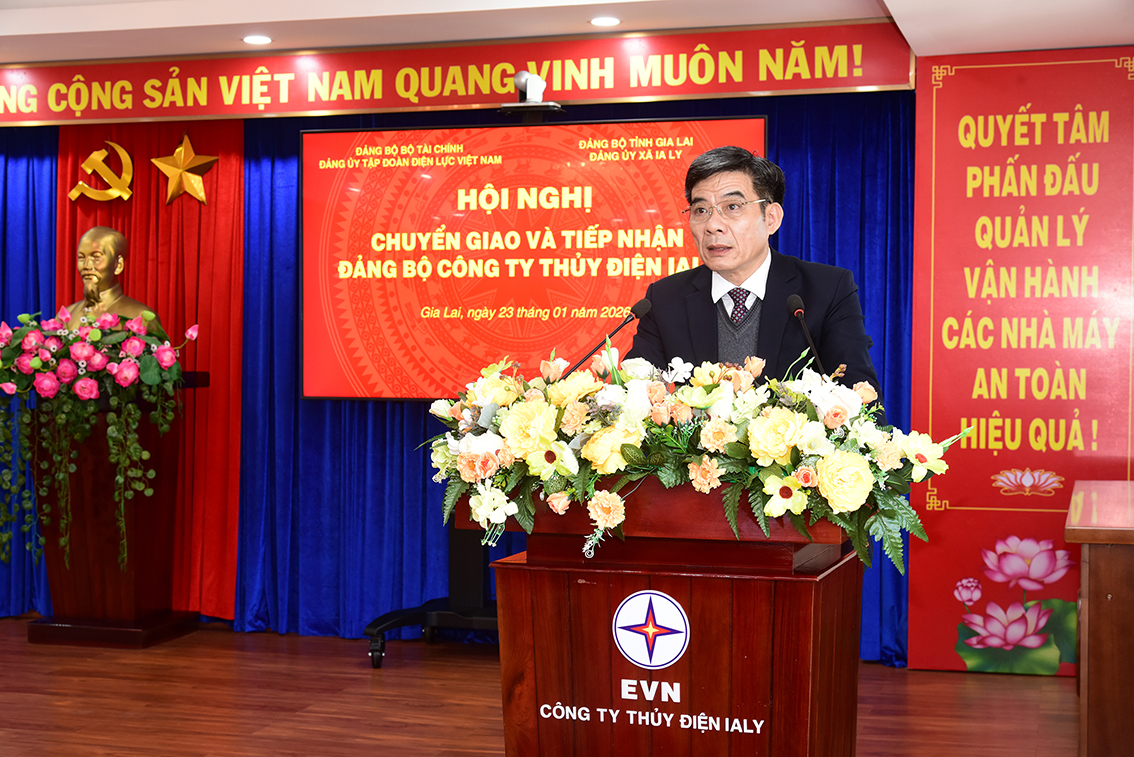 Hội nghị chuyển giao và tiếp nhận Đảng bộ Công ty thủy điện Ialy