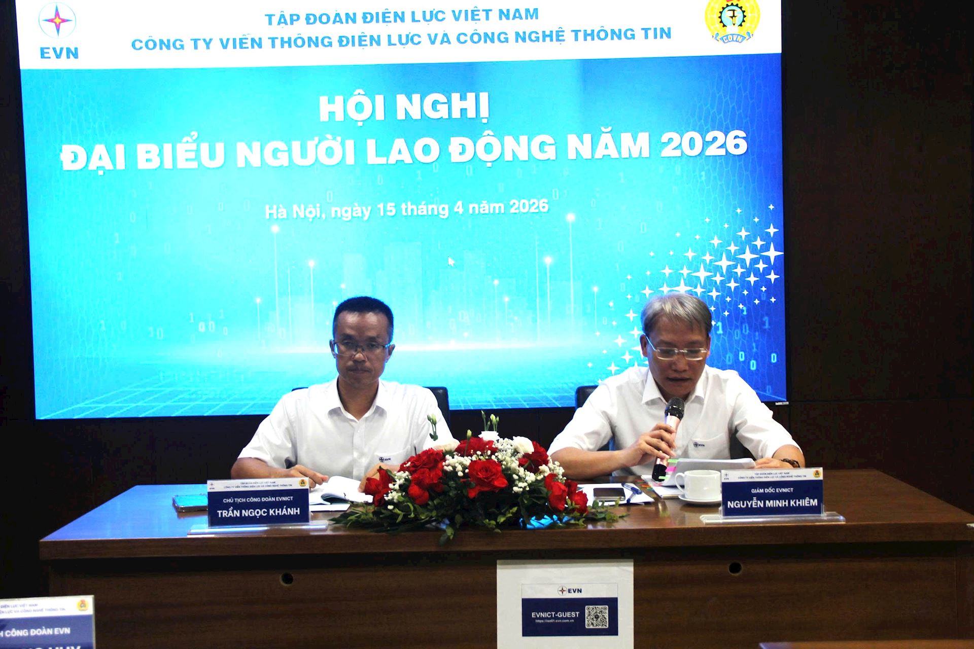 Hội nghị đại biểu Người lao động EVNICT năm 2026 thành công tốt đẹp
