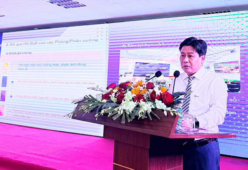 Hội nghị Người lao động Nhà máy Nhiệt điện Vĩnh Tân 4: Đoàn kết - Sáng tạo - Vượt khó - Phát triển 1