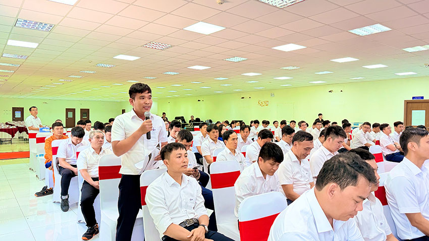 Hội nghị Người lao động Nhà máy Nhiệt điện Vĩnh Tân 4: Đoàn kết - Sáng tạo - Vượt khó - Phát triển 2