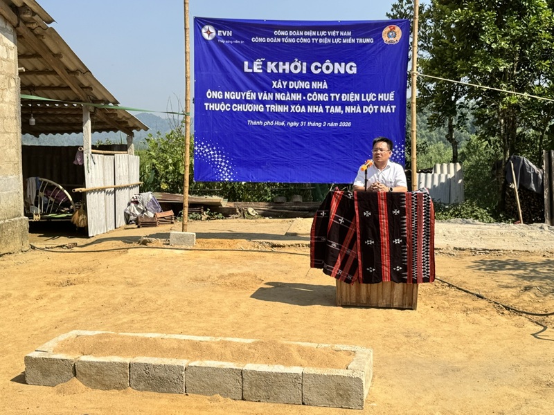Khởi công xây dựng nhà cho đoàn viên có hoàn cảnh khó khăn 3