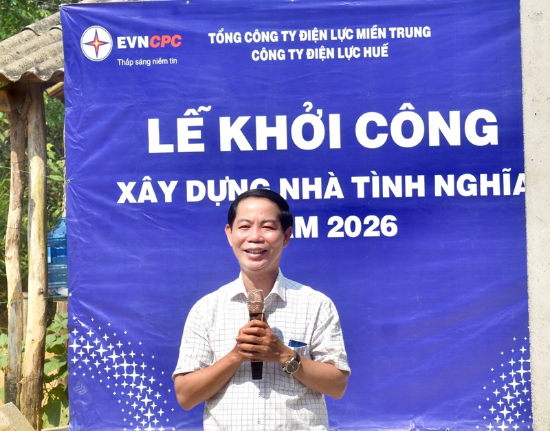 Khởi công xây dựng nhà tình nghĩa cho hộ gia đình có hoàn cảnh đặc biệt khó khăn tại phường Phong Điền, thành phố Huế 2