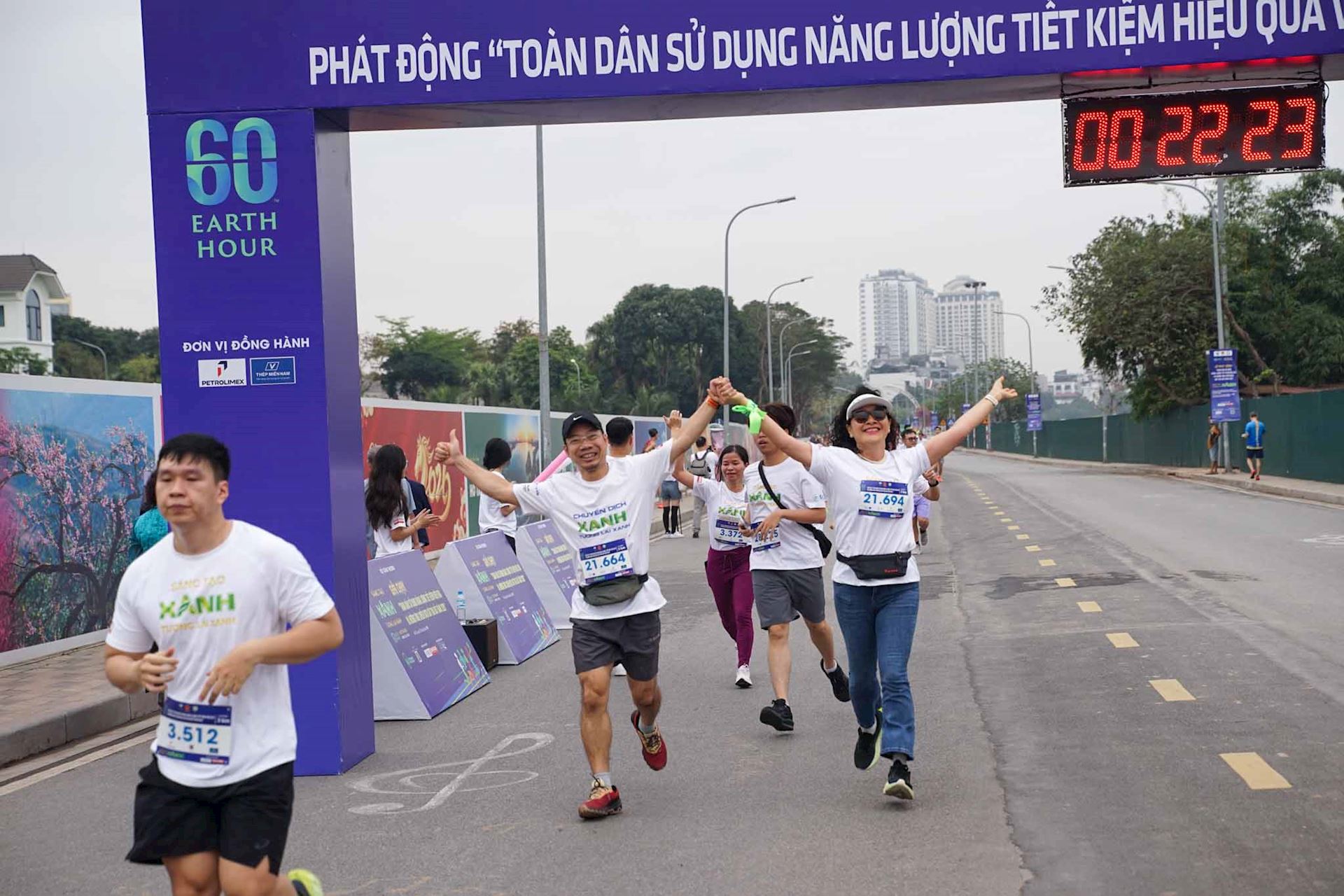 Lãnh đạo EVN cùng 650 cán bộ, nhân viên EVN hưởng ứng, tham gia Giải chạy Giờ Trái đất 2026 4