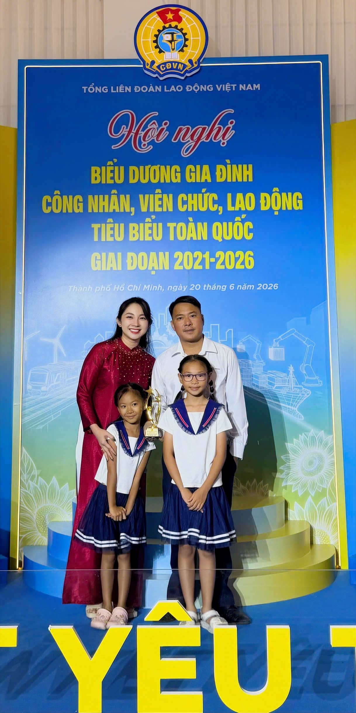 Lê Xuân Mỹ Hạnh - Gia đình CNVCLĐ tiêu biểu toàn quốc giai đoạn 2021–2026 15
