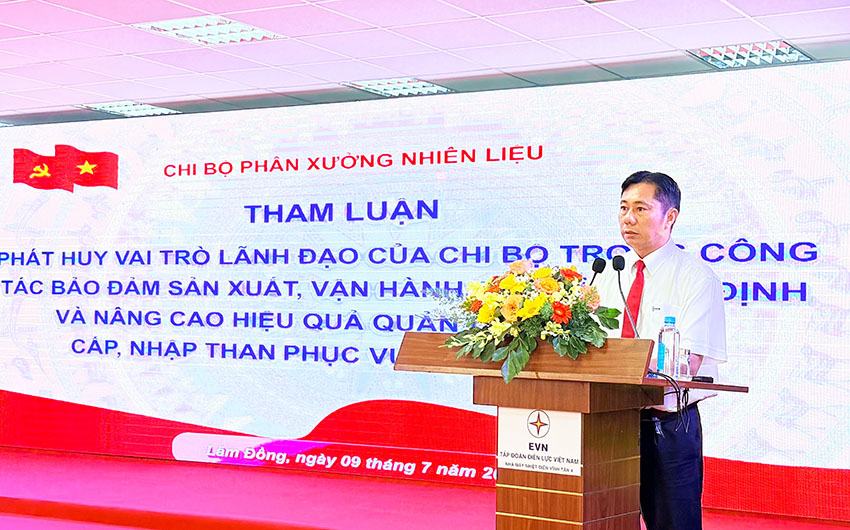 Nhà máy Nhiệt điện Vĩnh Tân 4 sơ kết công tác đảng, hoạt động sản xuất kinh doanh 6 tháng đầu năm 2026 2